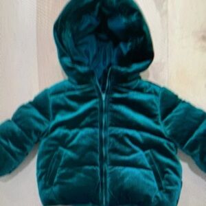 Kids Teal Hooded Jacket
